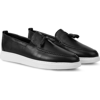 Image 1 of Ducavelli Fringe Мъжки кожени обувки- Черни 1804 (1087_Черно)