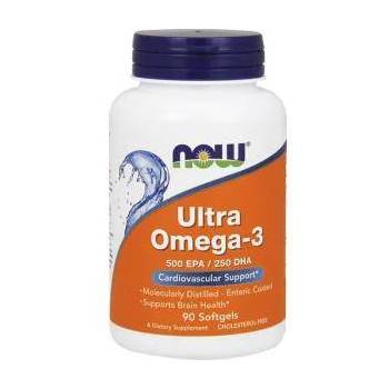 NOW Рибено масло - Ultra Omega 3 Fish Oil - 90 дражета - NOW FOODS, NF1661