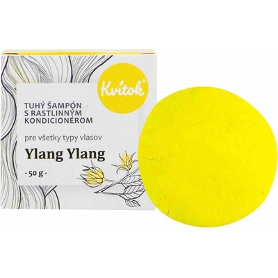 Kvitok tuhý šampón s kondicionérem na světlé vlasy Ylang Ylang 50 g