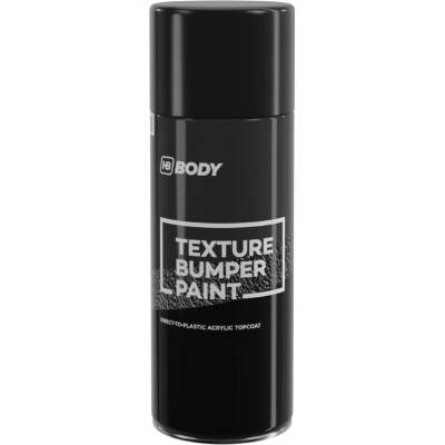 HB BODY bumper texture - textúrovaná farba na plasty v spreji čierna 400ml