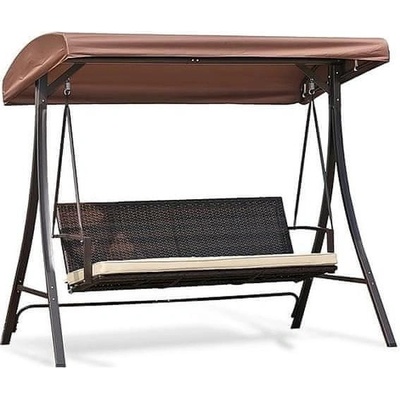 ST Leisure Equipment Hojdačka HURGHADA, 240 kg, 201x122x182 cm, rattan
