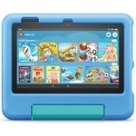 Amazon Child-friendly case for Fire 7 tablet (only compatible with 12th generation, 2022), for children aged 3-7, blue - 53-028179