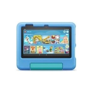 Amazon Child-friendly case for Fire 7 tablet (only compatible with 12th generation, 2022), for children aged 3-7, blue - 53-028179