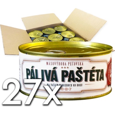 Mäsovýroba Pečovská Pálivá paštéta kartón 27 x 280 g