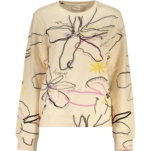 Desigual Дамски суитшърт с цип desigual, Размер l, Цвят Роза (26wwsk06flower_rs1000)