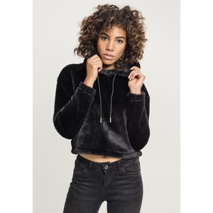 Urban Classics Дамски плюшен суичър Urban Classics в черен цвятMODEL263 SALE - , размер M