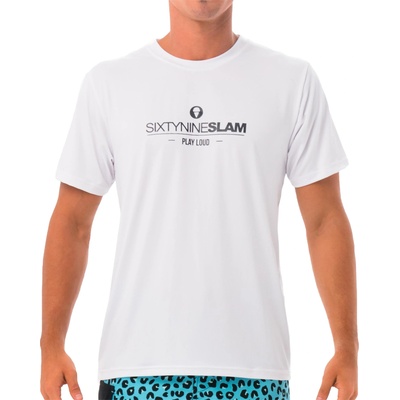 69slam Мъжка тениска 69SLAM TEXTO WHITE UPF +30 69slam | Byal Mnogotsveten | МЪЖЕ | S