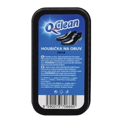 Q Clean houbička na boty černá – Zboží Mobilmania