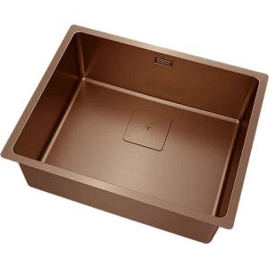 Teka Иноксова мивка за вграждане 3-в-1, Metallic, за шкаф със светъл отвор 60 см FlexLinea RS15 50.40 мед (М.1013.МЕД) - xmall Мивка за вграждане