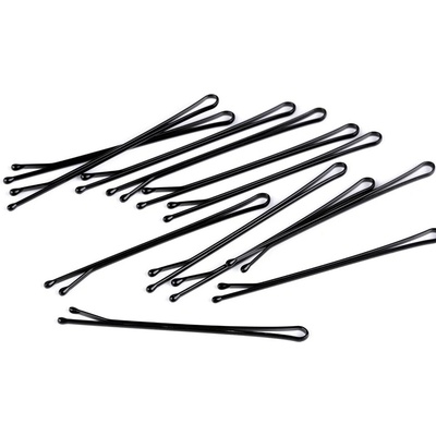 Čierne vlasové sponky 6cm 36ks