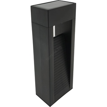 Baterie Centrum Соларна LED лампа с 2 x LED, 1, 2 V, 200 mAh, IP44, черна (BC0772)