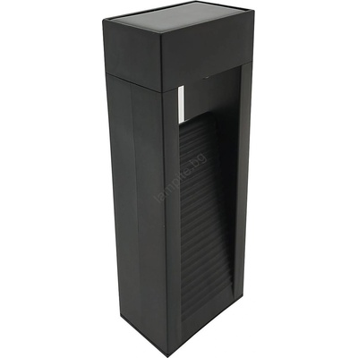 Baterie Centrum Соларна LED лампа с 2 x LED, 1, 2 V, 200 mAh, IP44, черна (BC0772)