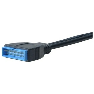 Akasa - USB 3.0 na USB 2.0 adaptér - 10 cm, AK-CBUB19-10BK