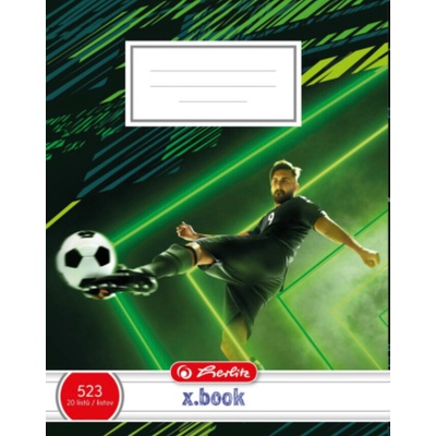 Herlitz Sešit A5 linkovaný 523 Fotbal