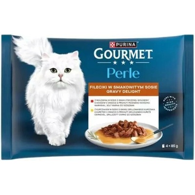 Gourmet Perle vrecko mp gravydelight 4x85 g