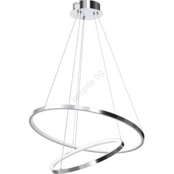 MILAGRO Led Пендел hoop led/51w/230v Ø 60 см 4000k лъскав хром (mi2655)