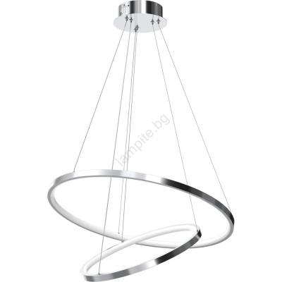 MILAGRO Led Пендел hoop led/51w/230v Ø 60 см 4000k лъскав хром (mi2655)