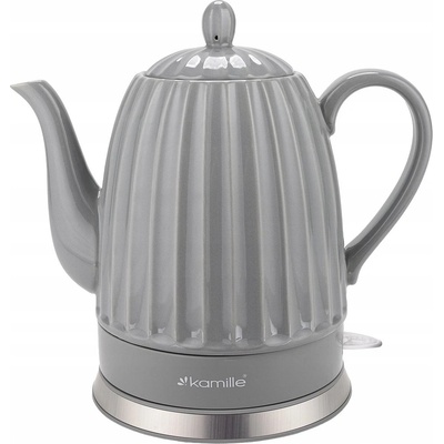 NoName Керамичен чайник 1.5L 1500W Сив (KAMI-CZ-003-92) (KAMI-CZ-003-92)
