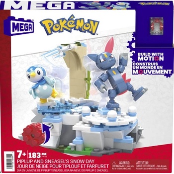Mattel Pokémon Snow Day Piplup and Sneasel