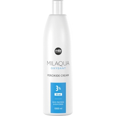 Milaqua Oxid krémový peroxid určený pre farby na vlasy Milaton 1000 ml - 3%
