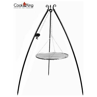 COOKKING Trojnožka s kladkou 200 cm s roštem 80 cm