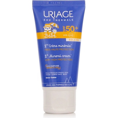 Uriage Bébé 1st Mineral Cream minerálny krém na opaľovanie SPF50+ 50 ml