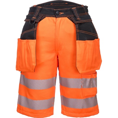 Portwest hi-vis КОБУР pw343 / Светлоотразителни шорти - hv Оранжево/Черно uk 32/eu 48 (pw343obr32)