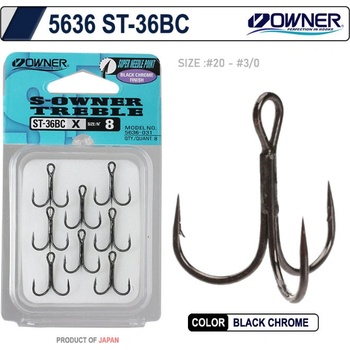 Owner Stinger Treble ST36 vel.8 8 ks