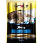 Gimborn GIMCAT Sticks кабанос колбаси със сьомга и пъстърва за котки, 4 броя