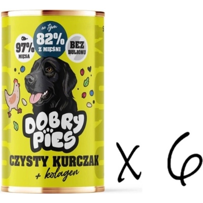 Dobry Pies Kuracie mäso 6 x 400 g