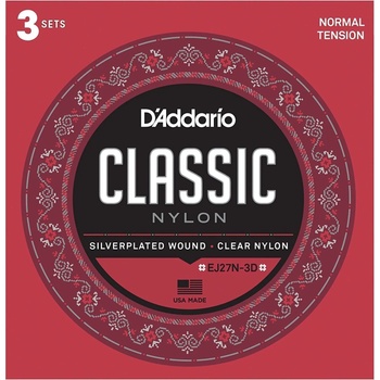 Image 1 of D'Addario EJ27N-3D Найлонови струни за класическа китара (EJ27N-3D)