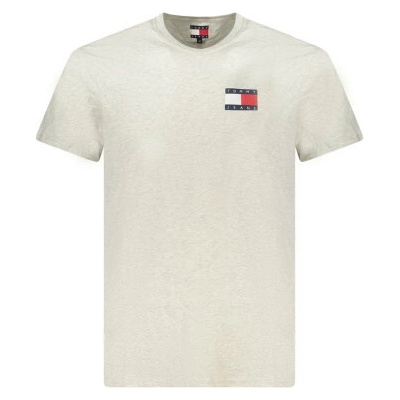 Tommy Hilfiger stylové pánské tričko s krátkým rukávem Grey