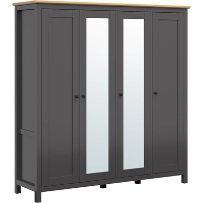 BRW Гардероб Hesen - графит (S515-SZF2L2D3E-GF/DASN)