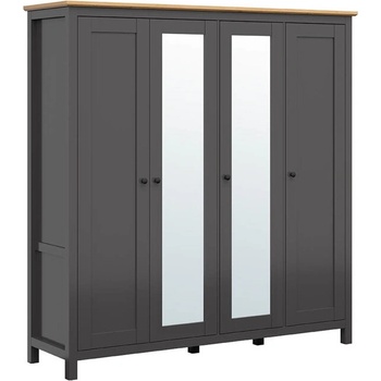 BRW Гардероб Hesen - графит (S515-SZF2L2D3E-GF/DASN)