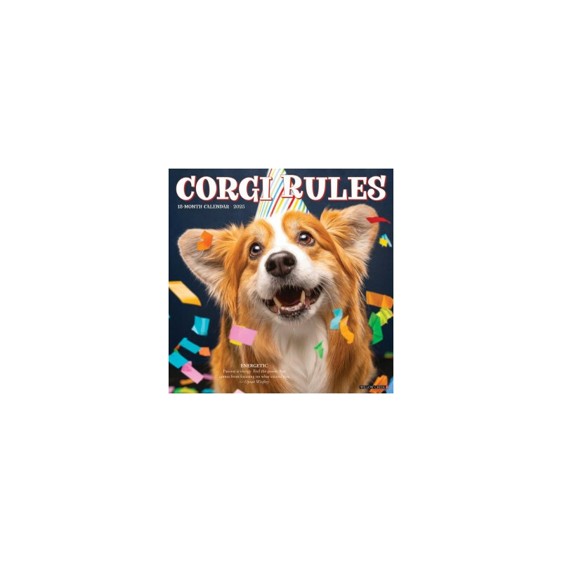Corgi Rules 2026 Wall Calendar - 2026 Calendars And Planners