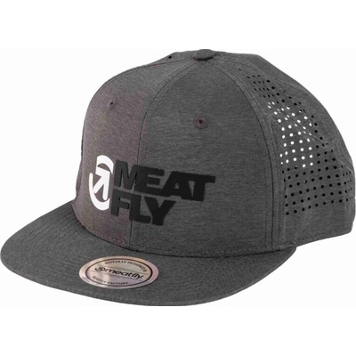 Meatfly Keery Perfor Snapback sivá/čierna