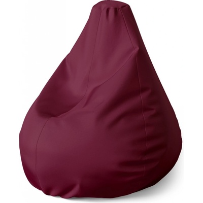 Sablio sedací vak Pear bordó 140 x 100 x 25 cm