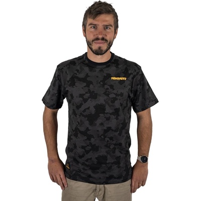 Mikbaits tričko black camou