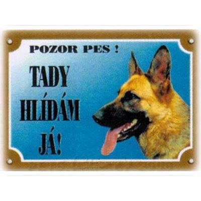 Dafiko Tabulka Tady hlídám! Belgický ovčák 1ks