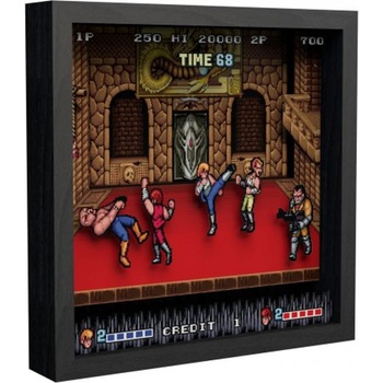 Pixel Frames - Double Dragon 23x23cm