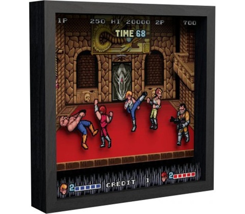 Pixel Frames - Double Dragon 23x23cm