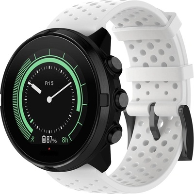 VSECHNONAMOBIL 60144 HOLE Silikonový řemínek pro Suunto 9 / Suunto 7 / Suunto 9 Baro / Suunto Spartan Sport bílý