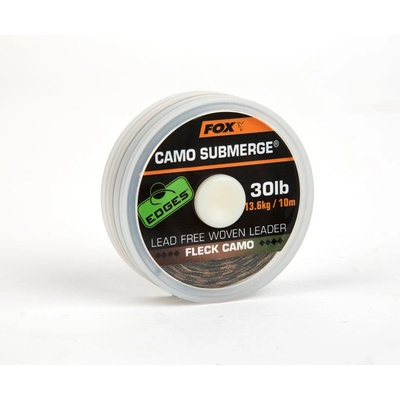 Fox Šňůra Edges Submerge Camo Leader Fleck Camo 10m 40lb