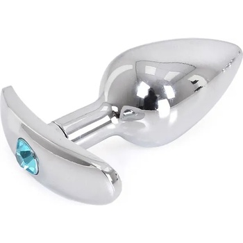 Image 1 of Kiotos Aluminium Handle Buttplug Blue Gem