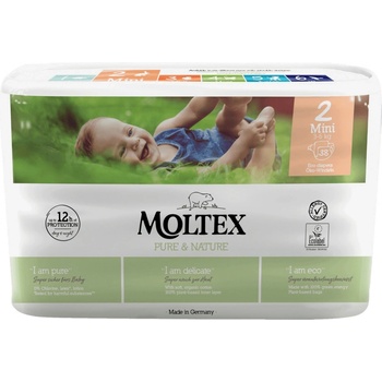 MOLTEX Plenky Pure & Nature Mini 3-6 kg 38 ks