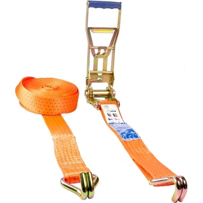 Upínací pás dvojdielny ERGO 5T s predĺženou račňou, Oranžová, STF 500 daN 10 m 50 mm LC 2 500 2026