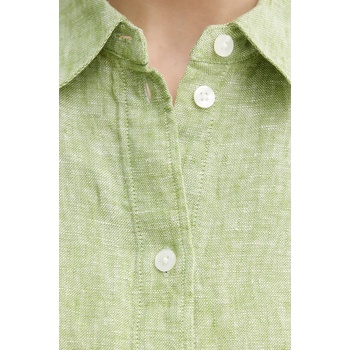 Samsøe Samsøe Ленена риза Samsoe Samsoe SALARIKAR със свободна кройка с класическа яка F25100188 (F25100188)