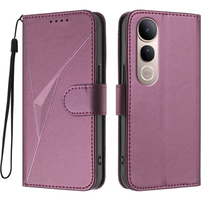 Triangles knížkové Vivo V50 Lite 4G/5G tmavěfialové