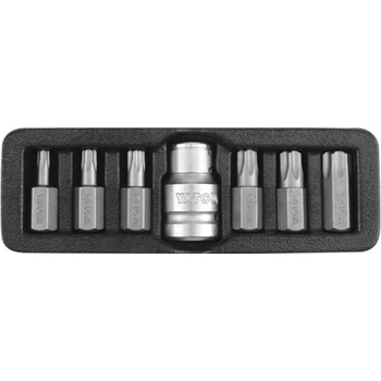 sada bitov Yato 7 ks TORX s otvorom YT 0416
