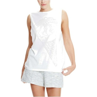 BENCH tričko Ice-Cream Burn Out Vest Bright White (WH11185)